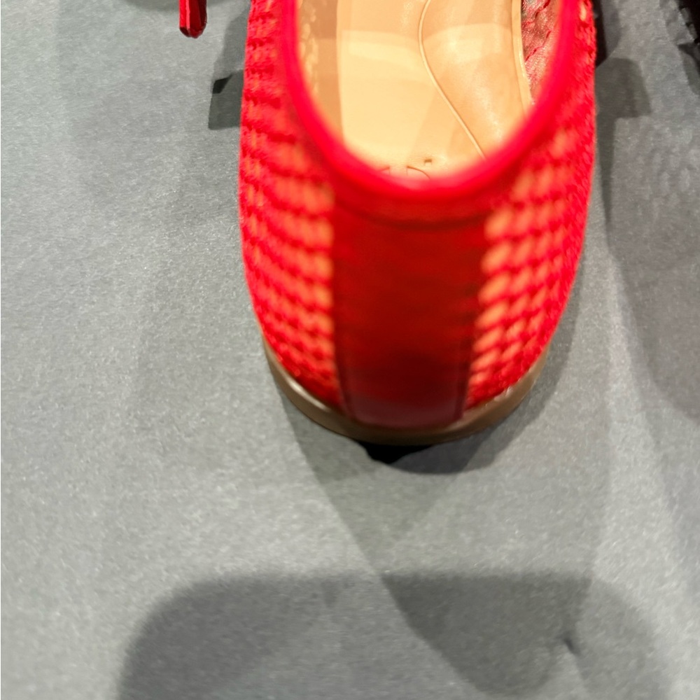 INC International Concepts Red Mesh Flats - Picture 8 of 14